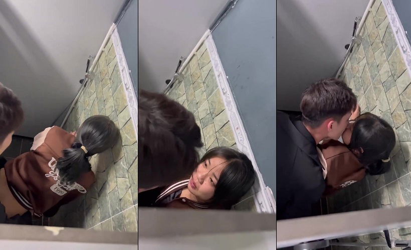 sex douyin trung quốc Cặp đôi đi họp lớp lén làm tình ở wc